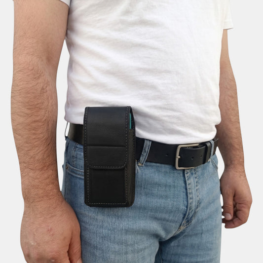 Lederax Tüm Akıllı Telefonlarla Uyumlu Kemere Takılan Dikey Kılıf LD657