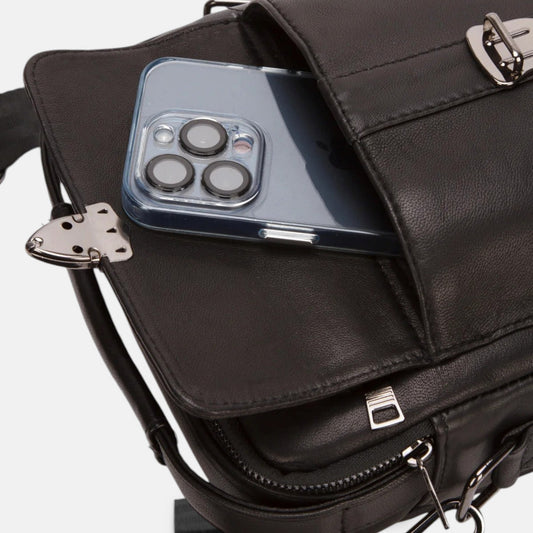 Lederax Hakiki Deri Orta Boy Omuz Çantası El Çantası LD594