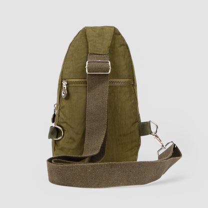 Lederax Krinkıl Kumaş Çapraz Askılı Göğüs Çantası Bodybag Ld51