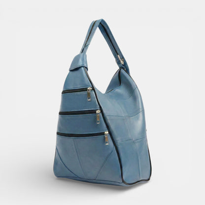 Lederax Hakiki Deri Çok Gözlü Sırt Ve Omuz Çantası LD52