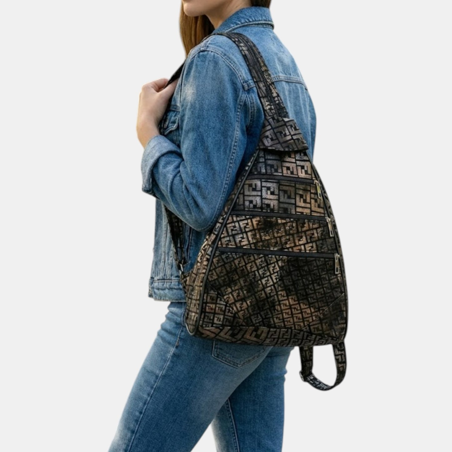 Lederax Hakiki Deri Çok Gözlü Sırt Ve Omuz Çantası LD52