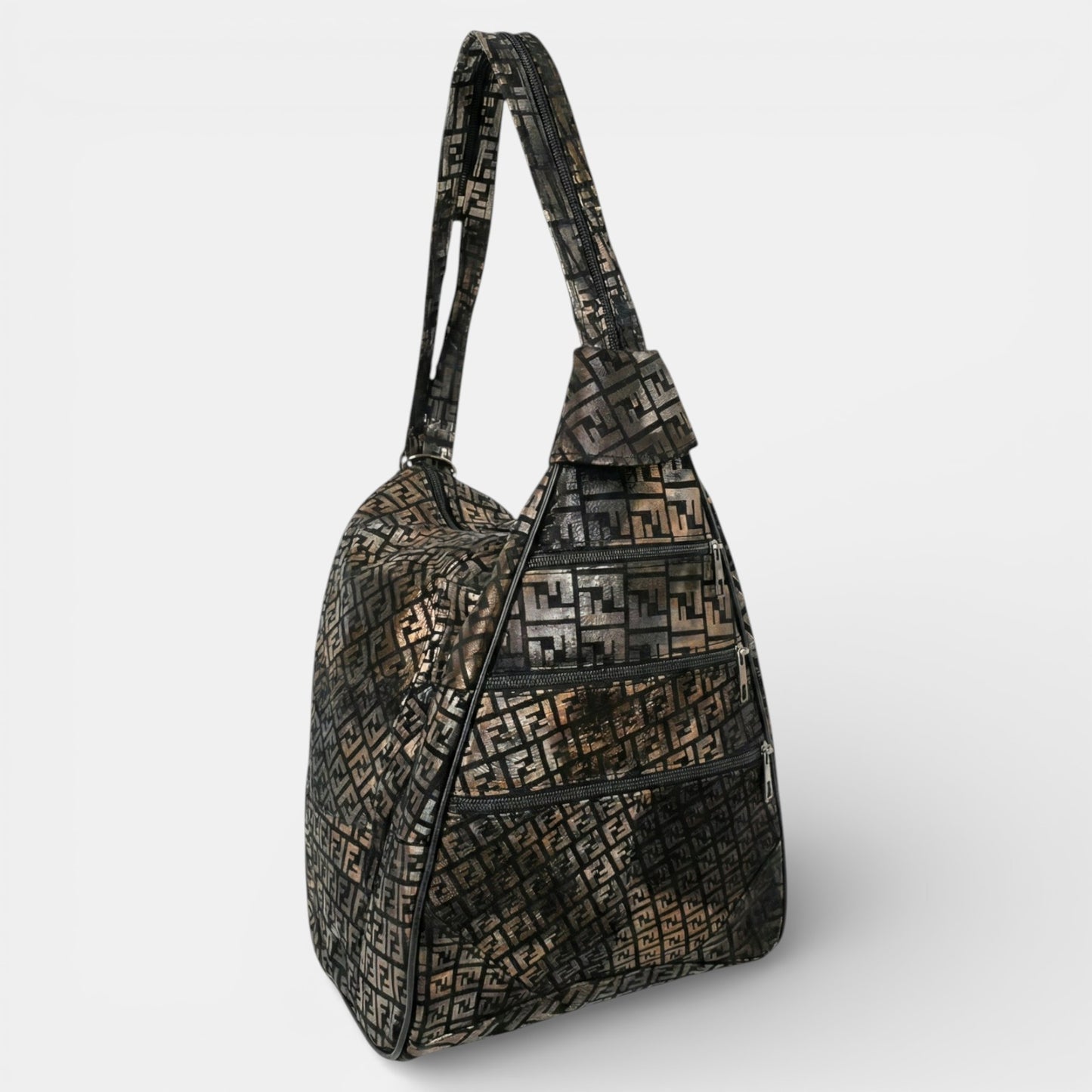 Lederax Hakiki Deri Çok Gözlü Sırt Ve Omuz Çantası LD52