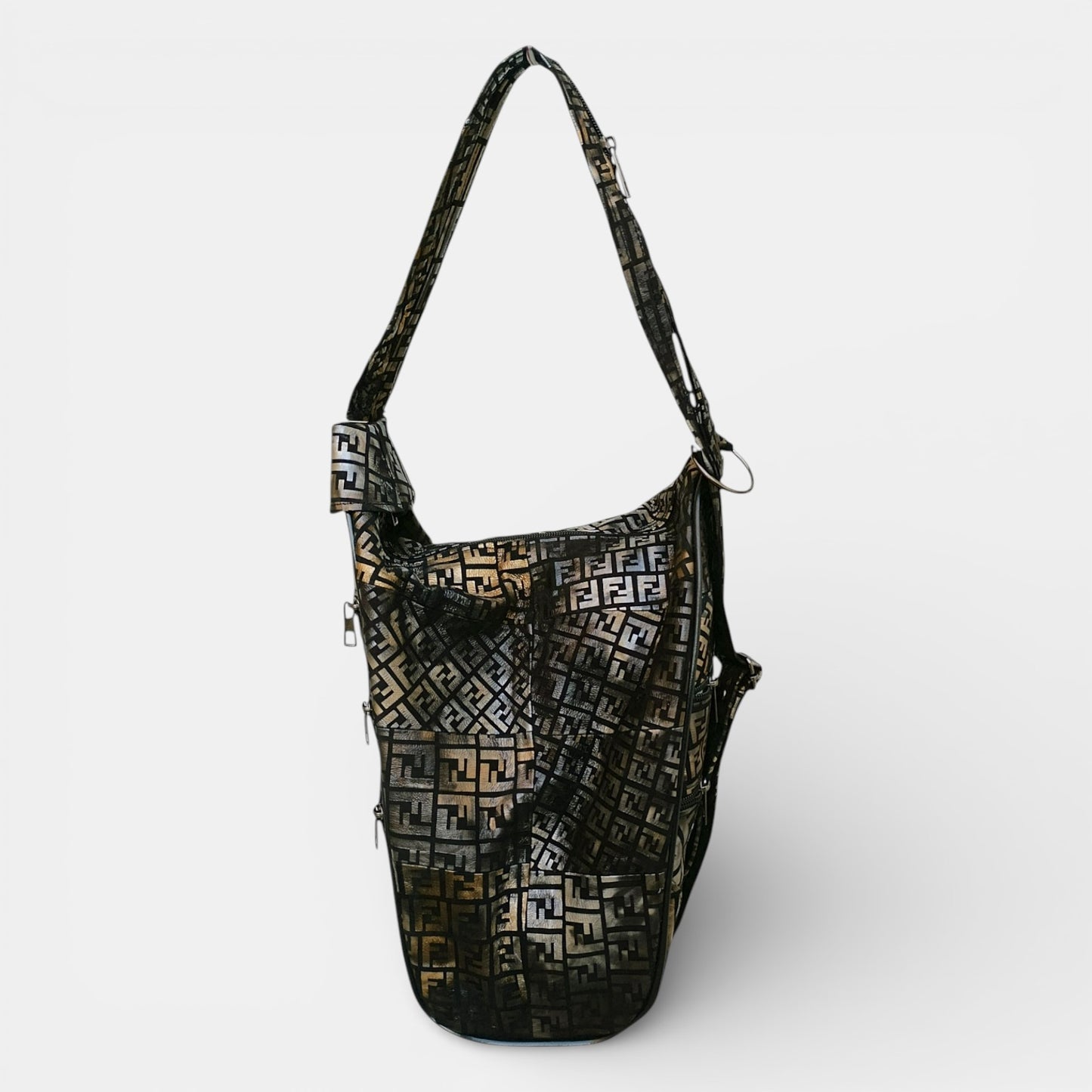 Lederax Hakiki Deri Çok Gözlü Sırt Ve Omuz Çantası LD52