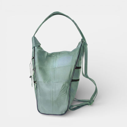 Lederax Hakiki Deri Çok Gözlü Sırt Ve Omuz Çantası LD52