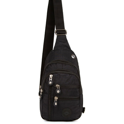 Lederax Krinkıl Kumaş Çapraz Göğüs Çantası Bodybag LD243