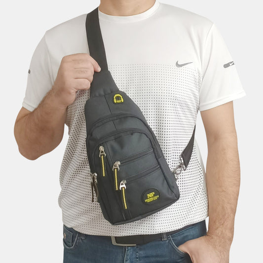 Lederax Çift Taraf Askılı Göğüs Çantası Bodybag LD266