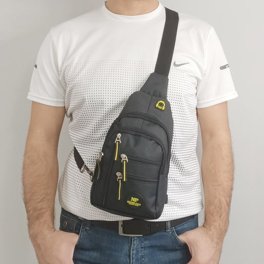 Lederax Çift Taraf Askılı Göğüs Çantası Bodybag LD266