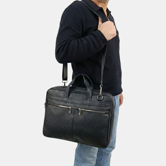 Lederax Suni Deri Laptop Çantası Evrak Çantası LD282