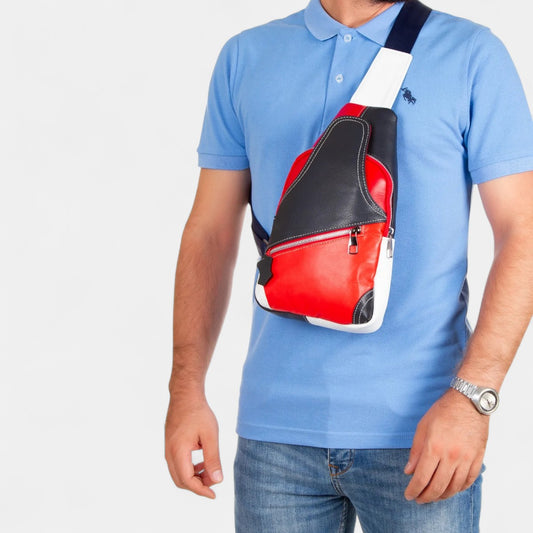 Lederax Hakiki Deri Çapraz Göğüs Çantası Bodybag LD315