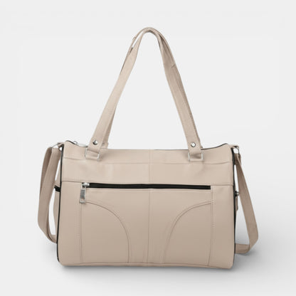 Lederax Hakiki Deri Beş Bölmeli Kadın El ve Omuz Çantası LD332