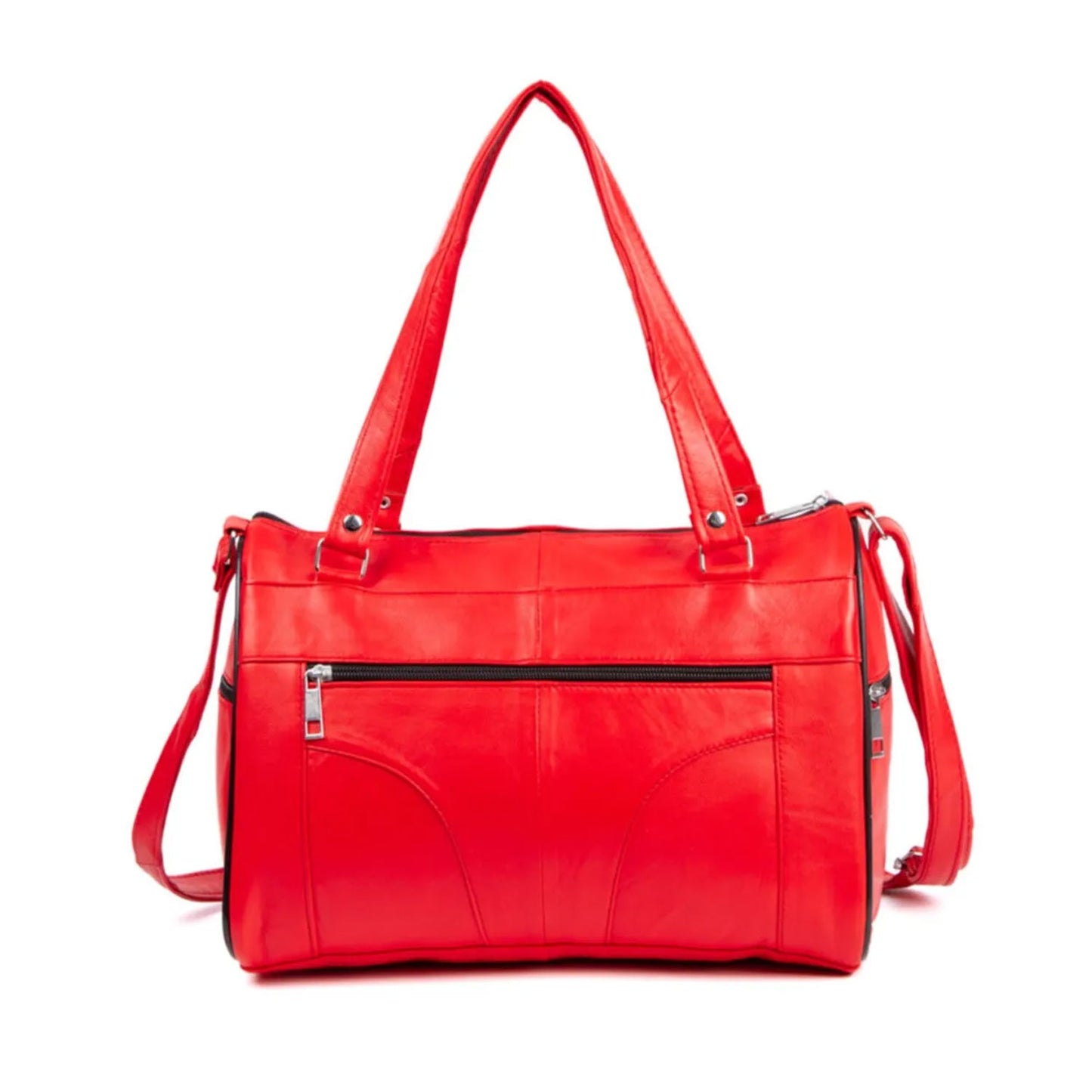 Lederax Hakiki Deri Beş Bölmeli Kadın El ve Omuz Çantası LD332