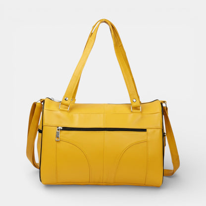 Lederax Hakiki Deri Beş Bölmeli Kadın El ve Omuz Çantası LD332