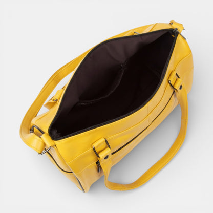 Lederax Hakiki Deri Beş Bölmeli Kadın El ve Omuz Çantası LD332