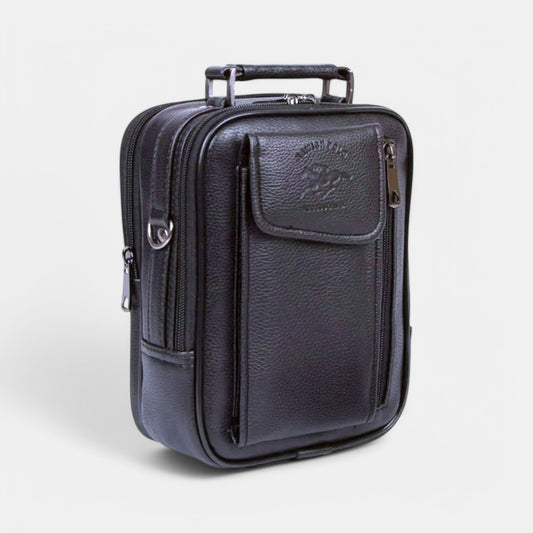 Lederax Suni Deri Kasalı El ve Omuz Çantası Orta Boy LD495