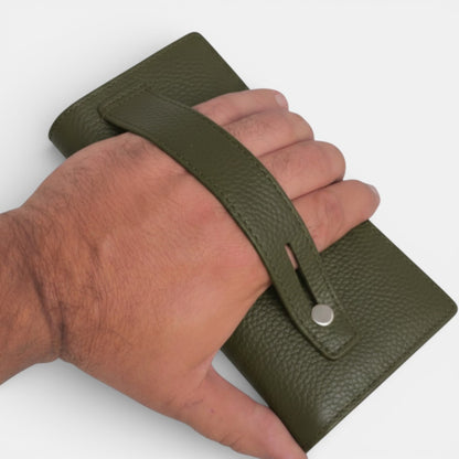 Lederax Telefon Bölmeli Mıknatıslı Portföy Kartlık Uzun Cüzdan LD505