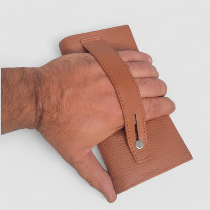 Lederax Telefon Bölmeli Mıknatıslı Portföy Kartlık Uzun Cüzdan LD505