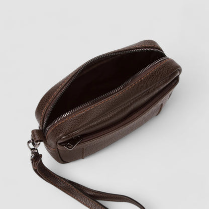 Lederax Suni Deri Erkek Clutch, Kozmetik, Seyahat ve El Çantası LD508
