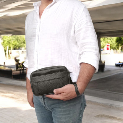 Lederax Suni Deri Erkek Clutch, Kozmetik, Seyahat ve El Çantası LD508
