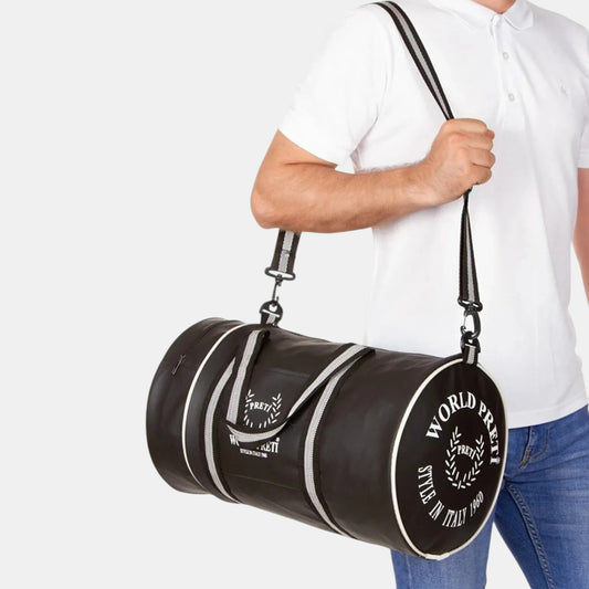 Lederax Suni Deri Spor Çantası Fitnes Çantası Ve Seyahat Çantası LD599