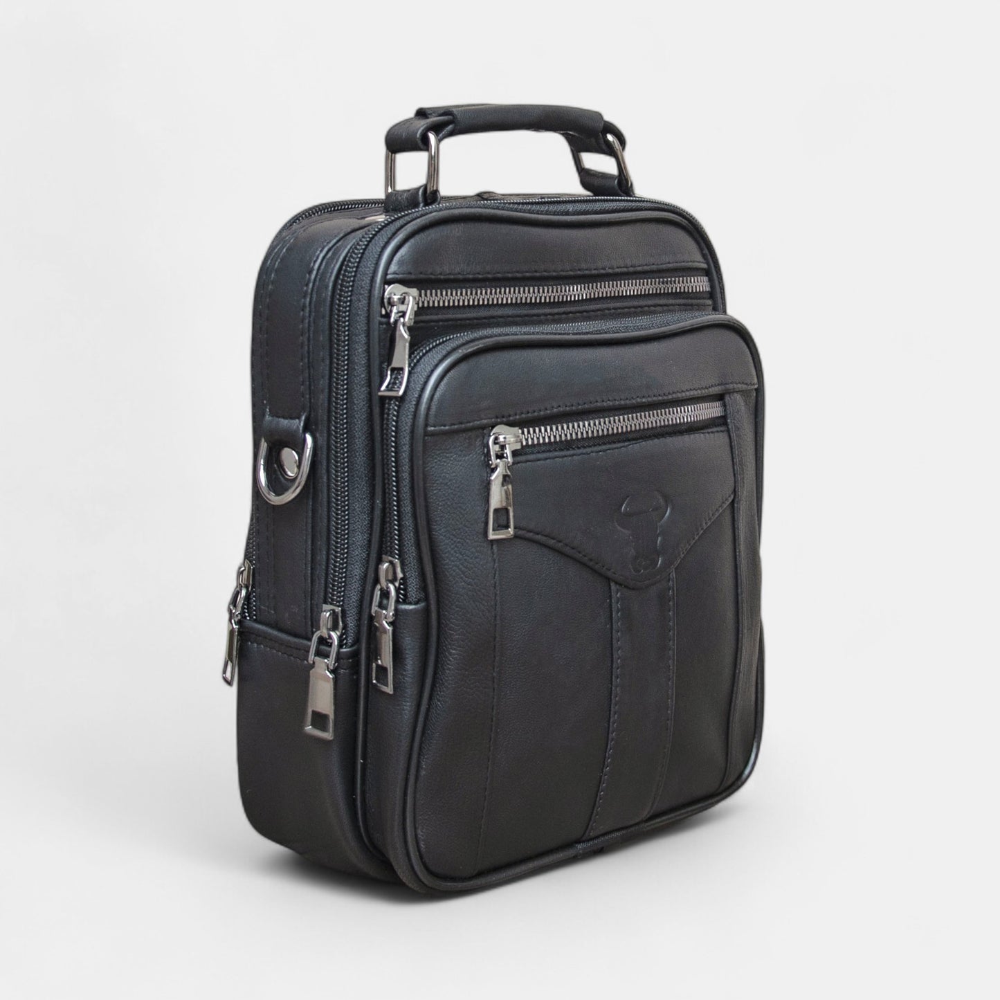 Lederax Hakiki Deri Kasalı El Çantası Omuz Çantası Büyük Boy LD613