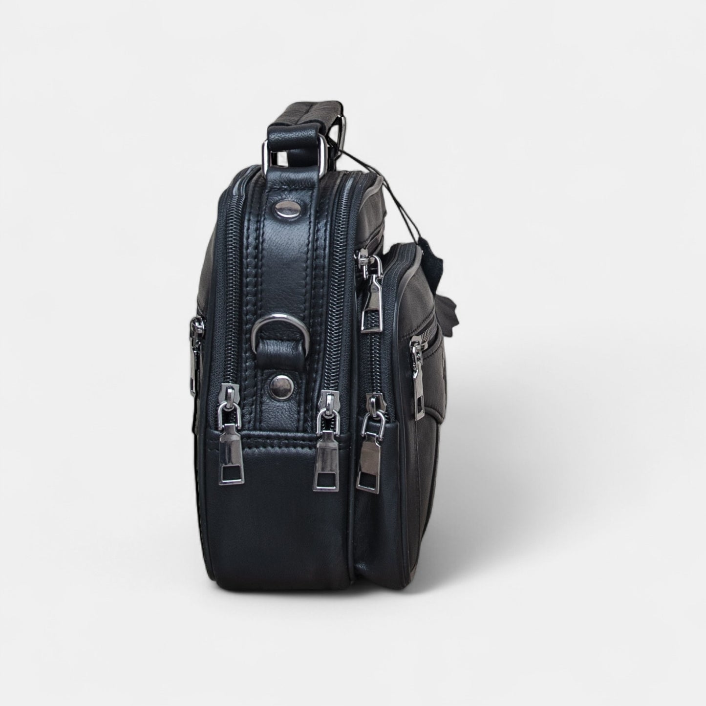 Lederax Hakiki Deri Kasalı El Çantası Omuz Çantası Küçük Boy LD613