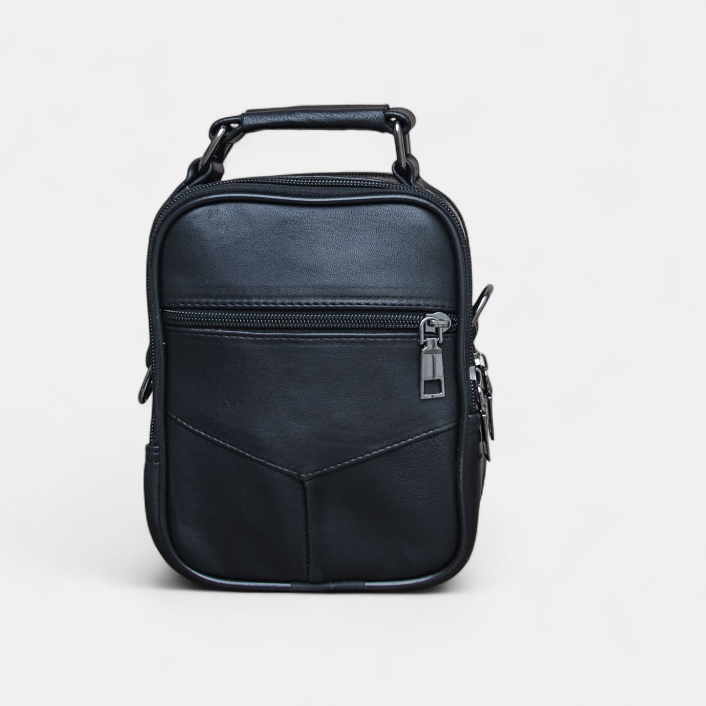 Lederax Hakiki Deri Kasalı El Çantası Omuz Çantası Küçük Boy LD613