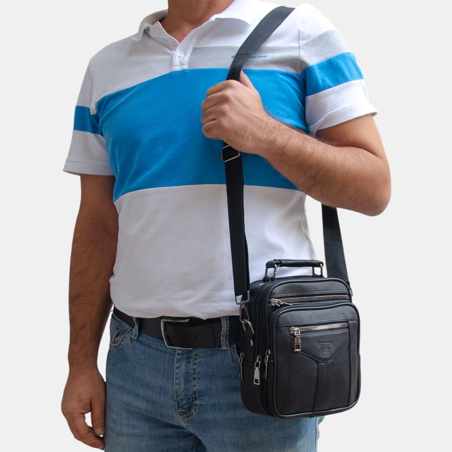 Lederax Hakiki Deri Kasalı El Çantası Omuz Çantası Orta Boy LD613