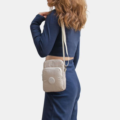 Lederax Krinkıl Kumaş Mini Omuz Çantası Çapraz Çanta LD614