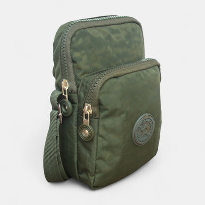 Lederax Krinkıl Kumaş Mini Omuz Çantası Çapraz Çanta LD614