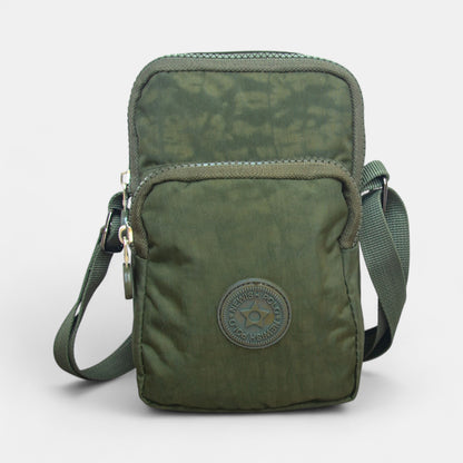 Lederax Krinkıl Kumaş Mini Omuz Çantası Çapraz Çanta LD614