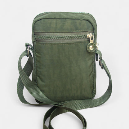 Lederax Krinkıl Kumaş Mini Omuz Çantası Çapraz Çanta LD614