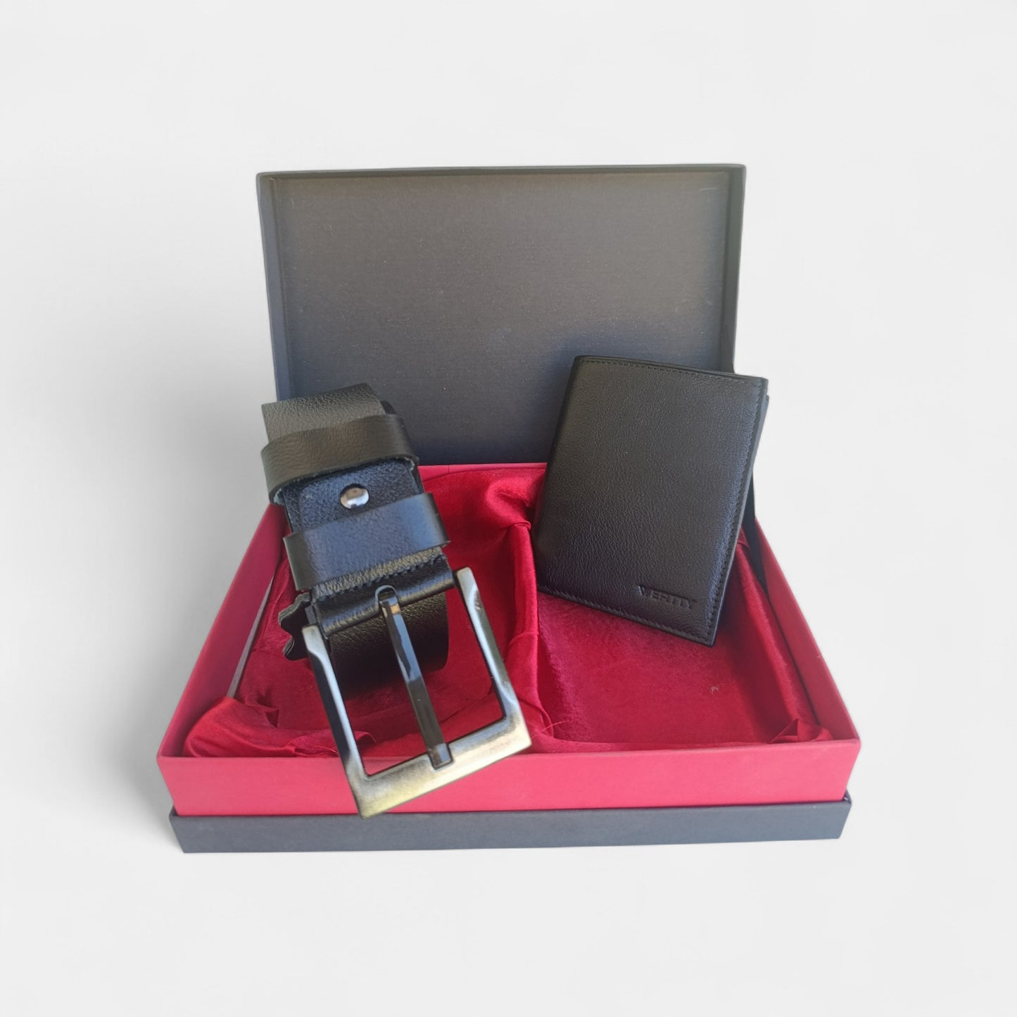 Lederax Hakiki Deri Kemer Cüzdan Seti LD615