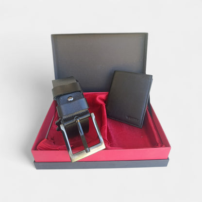 Lederax Hakiki Deri Kemer Cüzdan Seti LD615