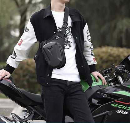 Lederax Motosiklet Bisiklet Scooter Bacak Çantası Bel Çantası LD617