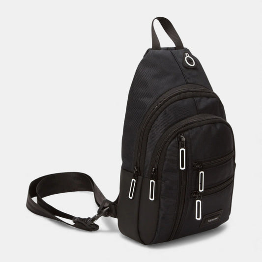 Lederax Çok Fonksiyonlu Çift Taraf Askılı Göğüs Çantası Bodybag LD620