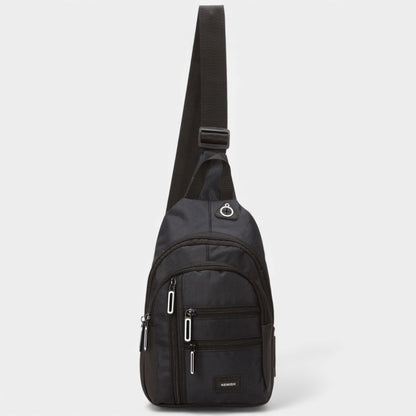Lederax Çok Fonksiyonlu Çift Taraf Askılı Göğüs Çantası Bodybag LD620