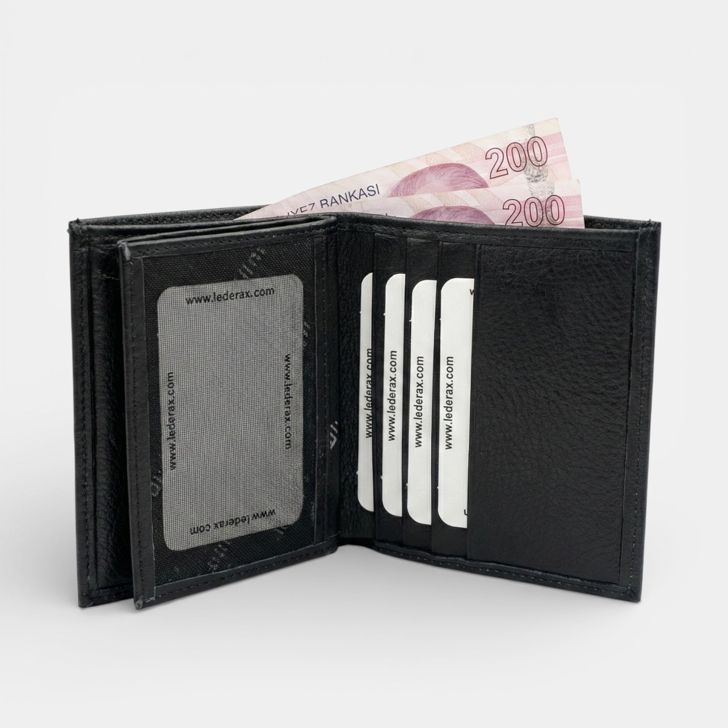 Lederax Hakiki Deri Dikey Erkek Cüzdan LD626