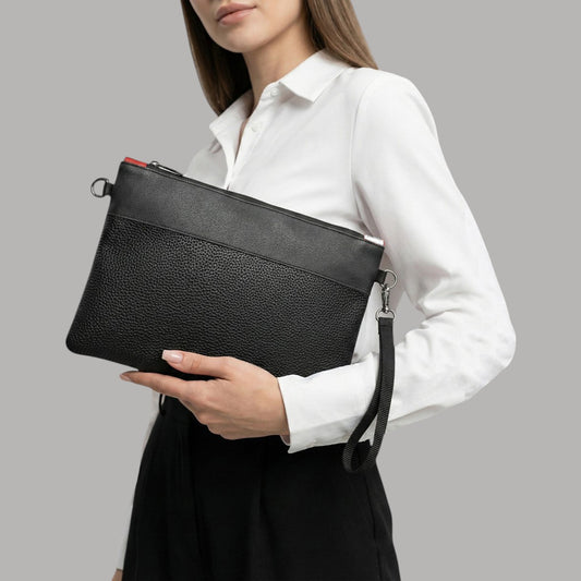 Lederax Suni Deri Clutch Çanta Portföy Çanta LD629