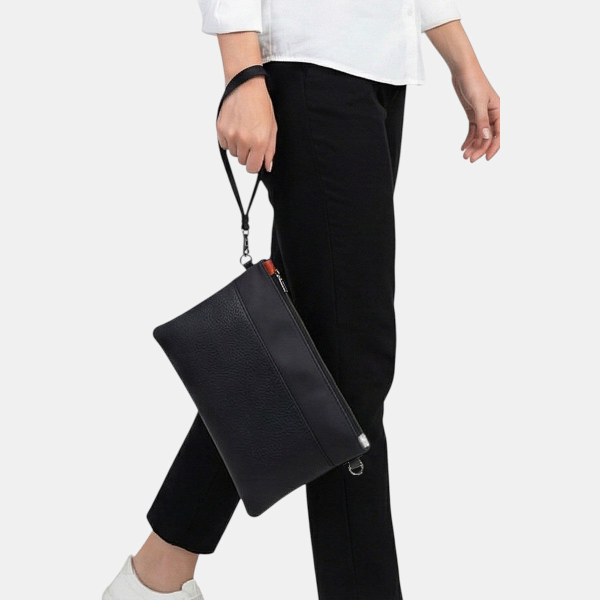 Lederax Suni Deri Clutch Çanta Portföy Çanta LD629