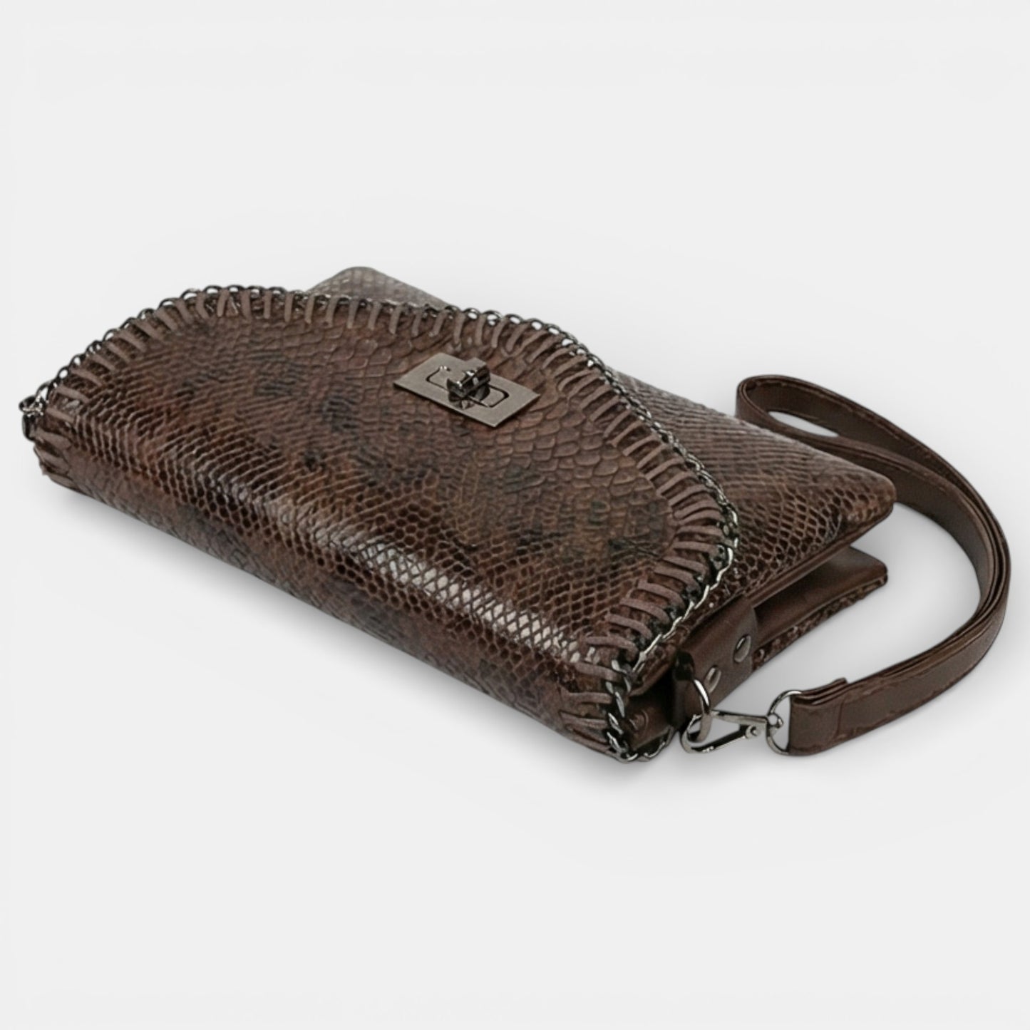 Lederax Kadın Omuz Çantası Clutch Çanta Suni Deri LD631