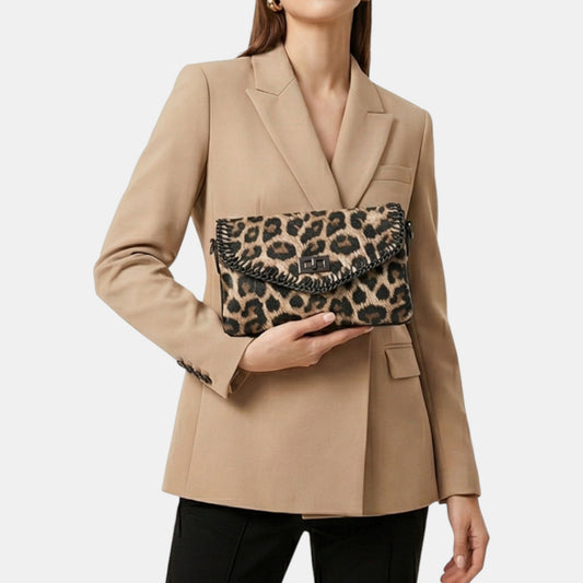 Lederax Kadın Omuz Çantası Clutch Çanta Suni Deri LD631