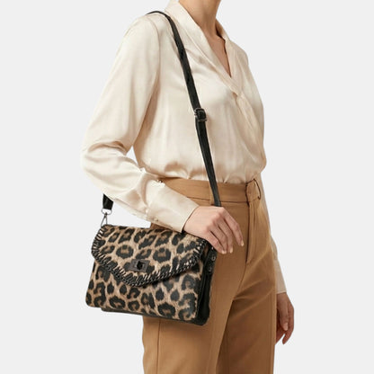 Lederax Kadın Omuz Çantası Clutch Çanta Suni Deri LD631