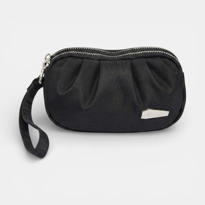 Lederax 3 Bölmeli Bilek Askılı Mini Cüzdan El Çantası LD634