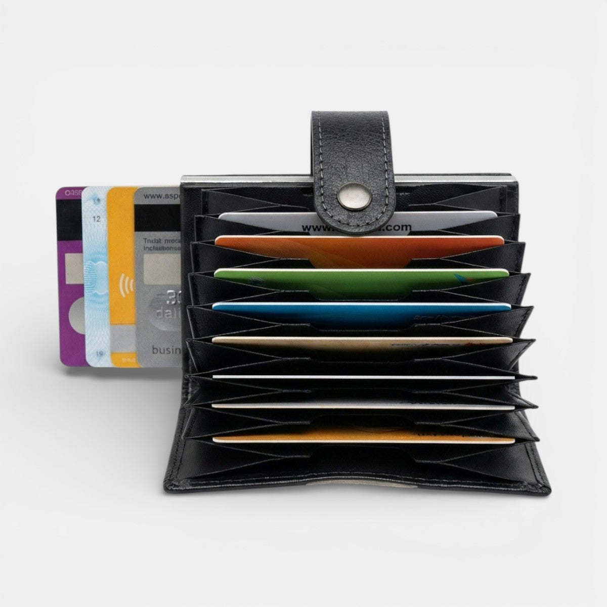 Lederax Akordiyonlu Mekanizmalı Pratik Kartlık LD639