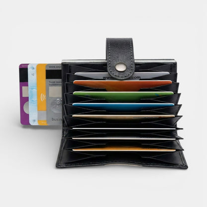 Lederax Akordiyonlu Mekanizmalı Pratik Kartlık LD639