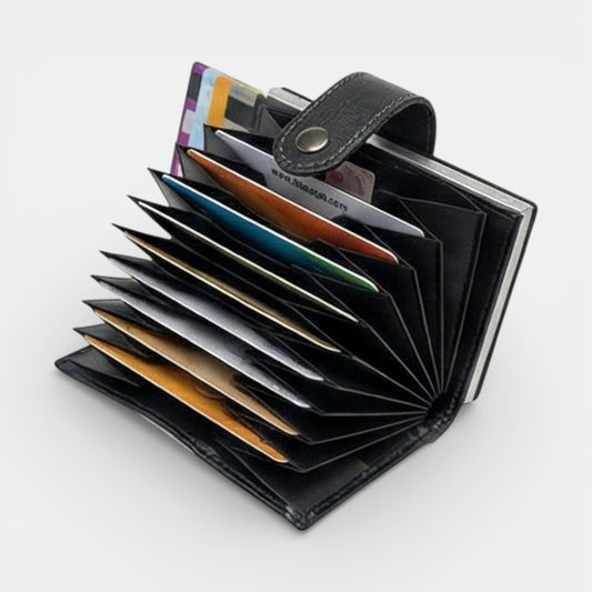 Lederax Akordiyonlu Mekanizmalı Pratik Kartlık LD639