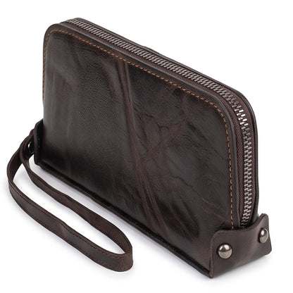 Lederax Hakiki Dana Derisi Bileklikli Pouch Çanta LD662
