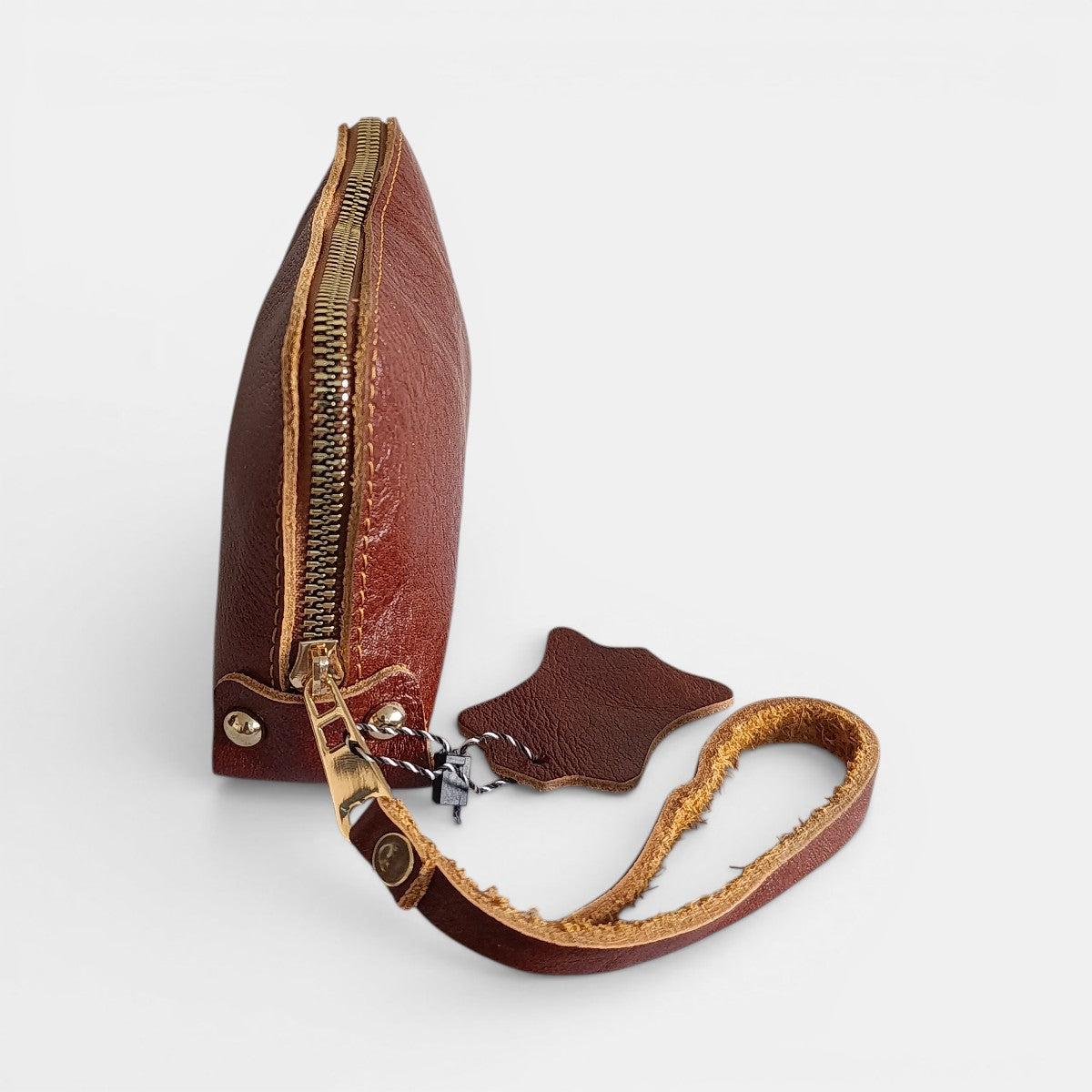 Lederax Hakiki Dana Derisi Bileklikli Pouch Çanta LD662