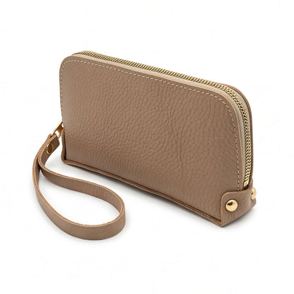 Lederax Hakiki Dana Derisi Bileklikli Pouch Çanta LD662