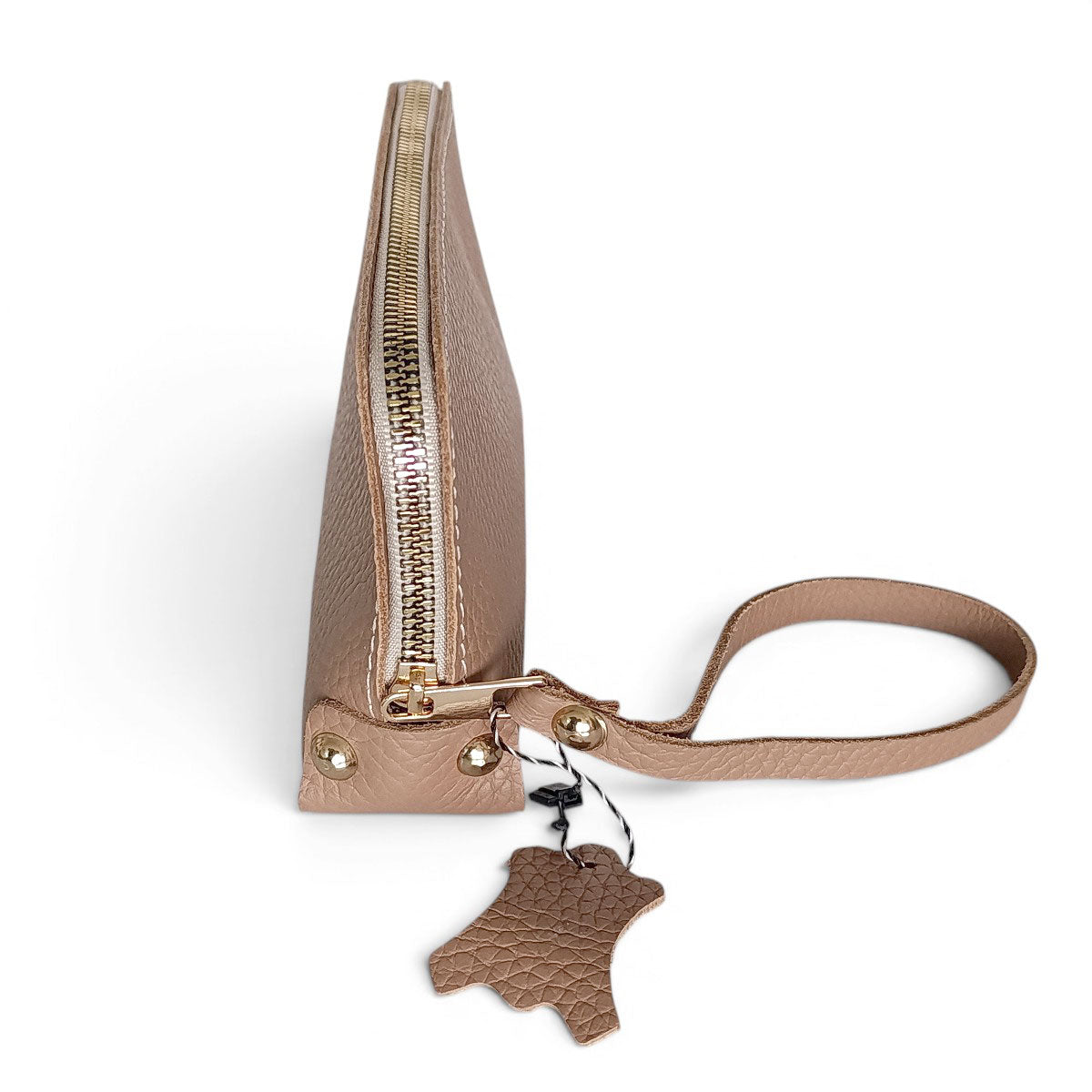 Lederax Hakiki Dana Derisi Bileklikli Pouch Çanta LD662